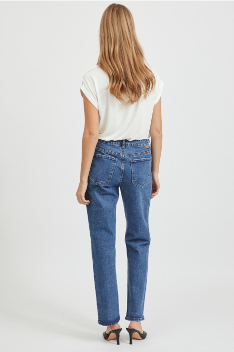 Vila viellette s/s satin top - noos